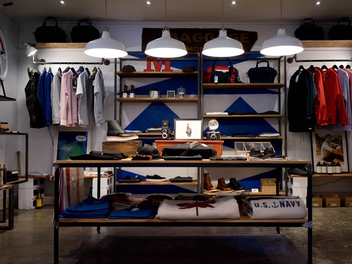 Pop-up retail space styled for a brand activation